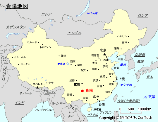 貴陽地図