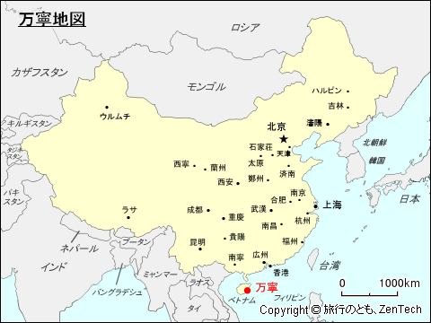 万寧地図