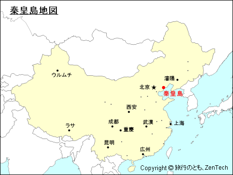 秦皇島地図