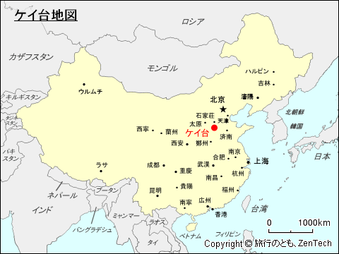 ケイ台地図