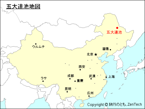 五大連池地図