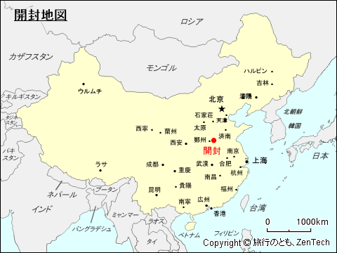 開封地図