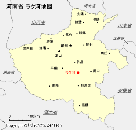 河南省漯河地図