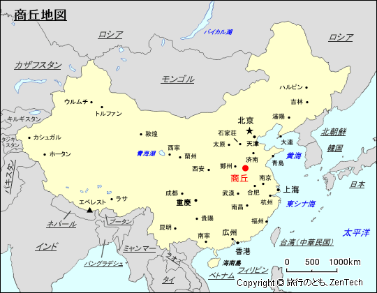 商丘地図