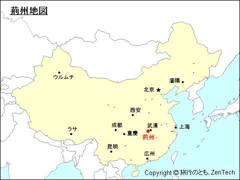 荊州地図