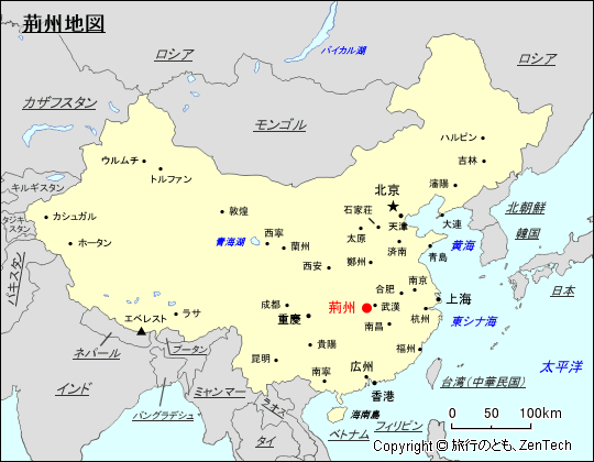 荊州地図