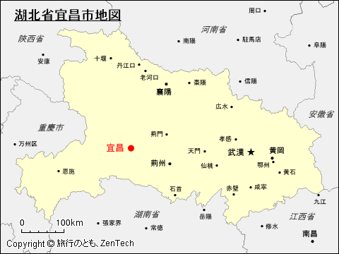 宜昌地図
