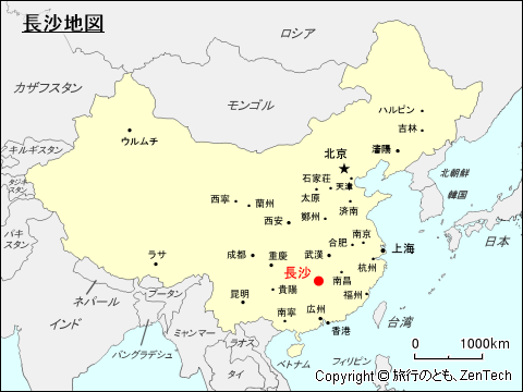 長沙地図