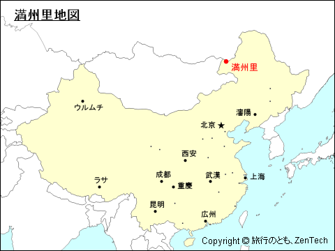 満州里地図