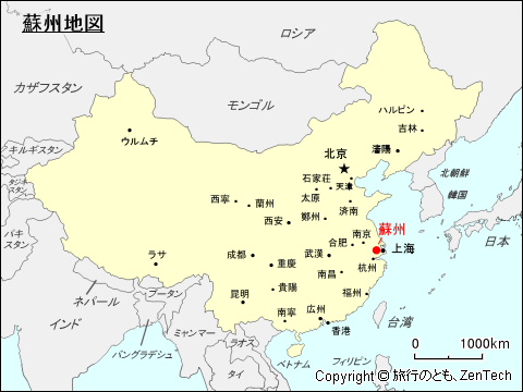 蘇州地図