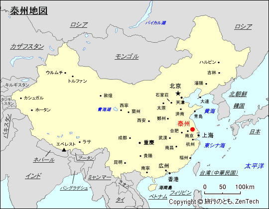 泰州地図