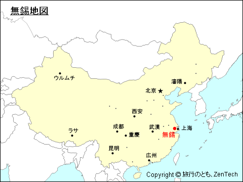 無錫地図