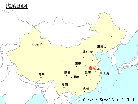 塩城地図