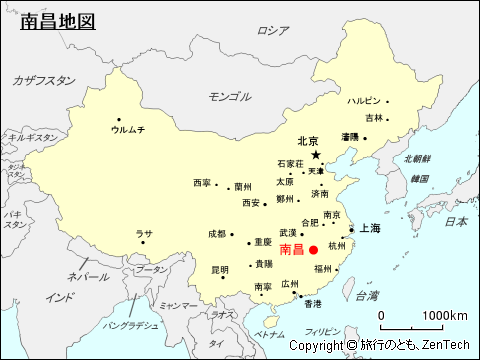 南昌地図