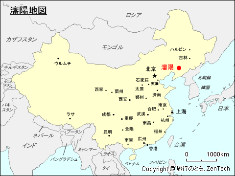 瀋陽地図