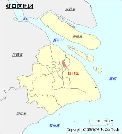 虹口区地図