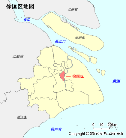 徐匯区地図