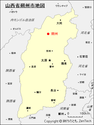 朔州地図