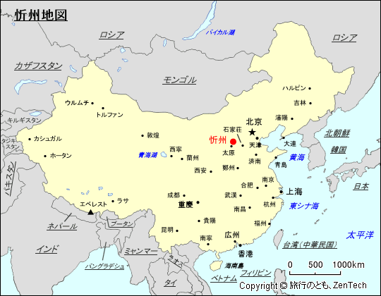 忻州地図