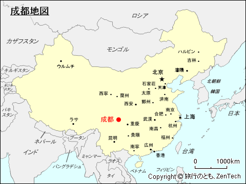 成都地図