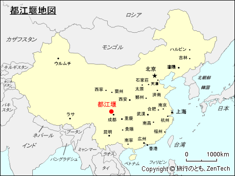 都江堰市地図