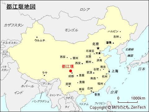 都江堰地図