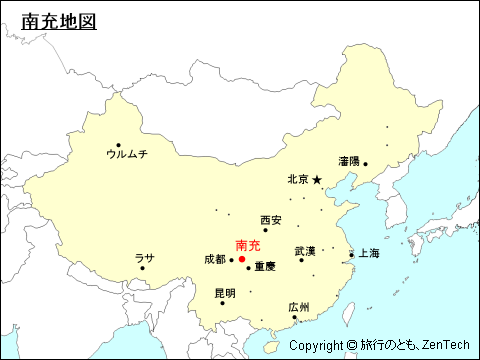 南充地図
