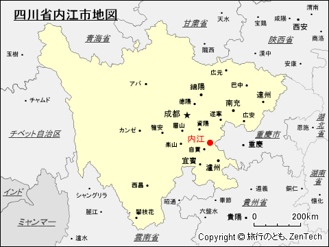 内江地図