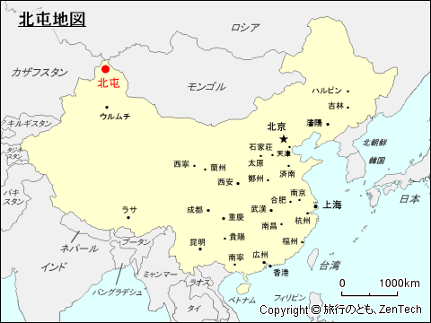 北屯地図