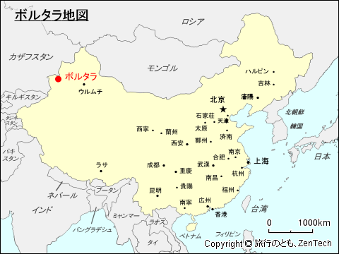 ボルタラ地図