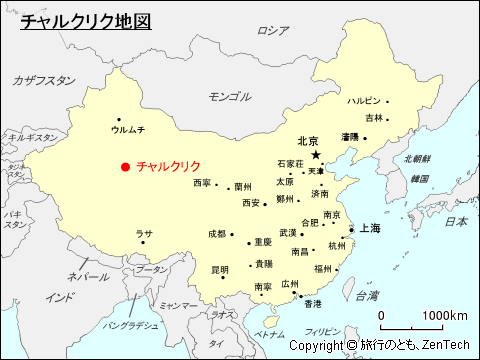 チャルクリク地図