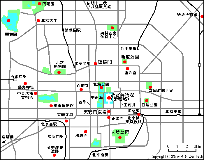 北京地図