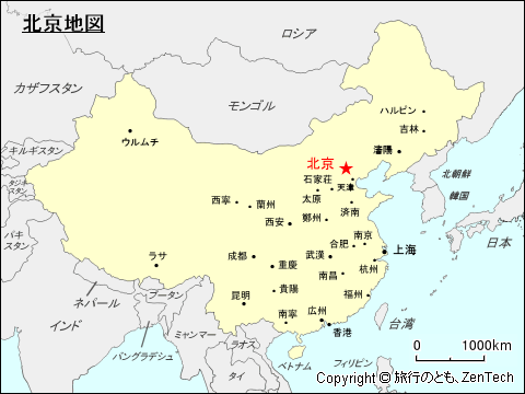 北京地図