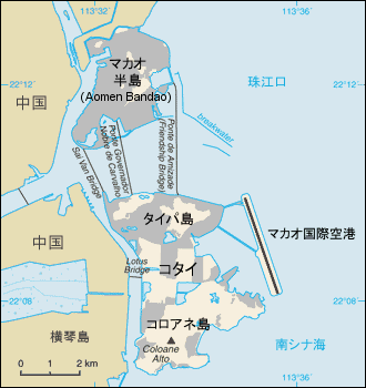 マカオ地図