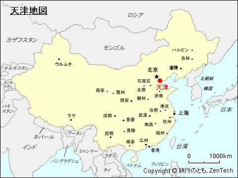 天津地図