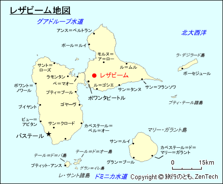 レザビーム地図