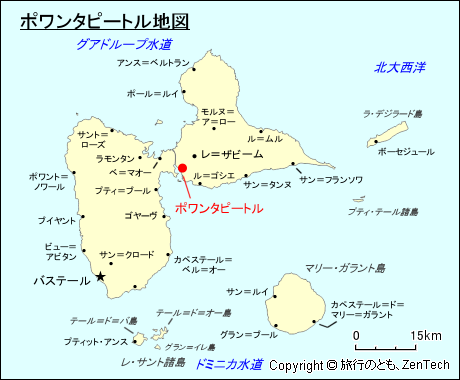 ポワンタピートル地図