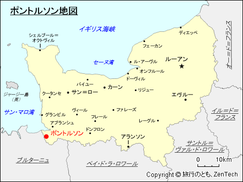 ノルマンディにおけるポントルソン地図