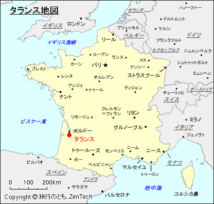 タランス地図