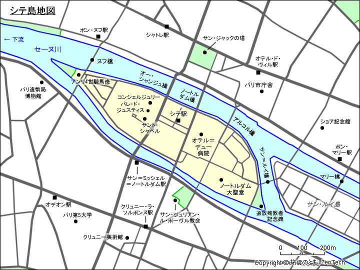 シテ島地図
