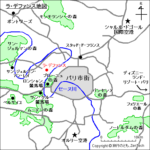 ラ・デファンス地図