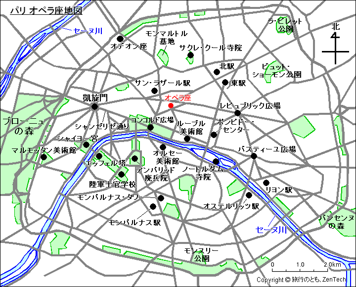 オペラ座地図