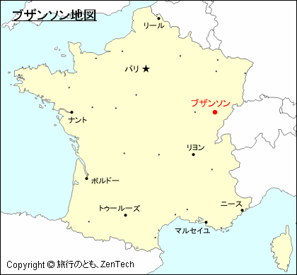 ブザンソン地図