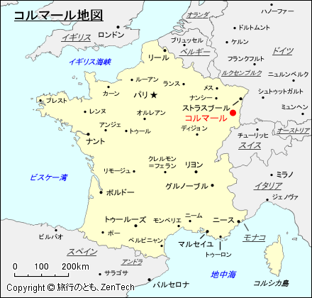 コルマール地図