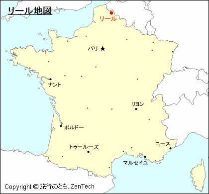 フランスにおけるリール地図