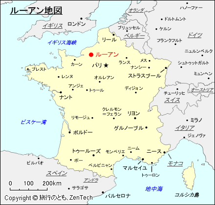 ルーアン地図