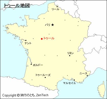 フランスにおけるトゥール地図