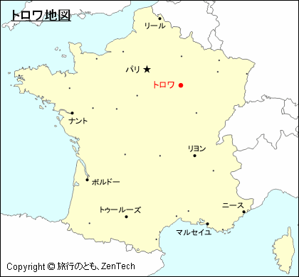 フランスにおけるトロワ地図