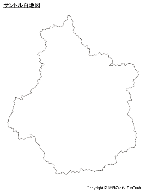 サントル白地図