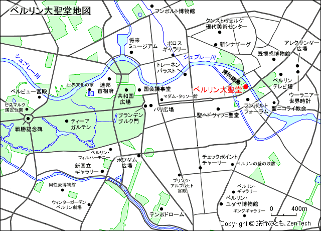 ベルリン大聖堂地図